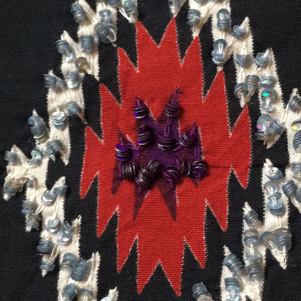 Beaded Tribal/Southwest blouse by Angie